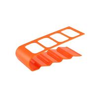 Fdit Support pour Téléphone de Bureau, Organisateur de Télécommande avec 4 Emplacements pour TV, DVD, Magnétoscope et Support de Stockage pour Téléphone Portable (Orange)