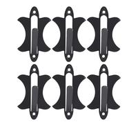 Fdit Support Suspendu en Acier au Carbone pour Afficher des Trophées de Cerfs et D'animaux - Robuste avec un Design Rustique - Le Kit Comprend 6 Crochets et Vis en Forme de Tête de Mort