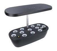 Fdit Système de Culture Hydroponique, Kit de Germination pour Plantes | Matériau ABS, Base 42,7x18,8 Cm, Eau/lumière Auto, Herbes et Salades Toute L’année