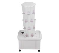 Fdit Système de Culture Hydroponique Vertical, Jardinière Intérieure à 24