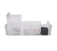 Fdit Système de Filtration Externe Suspendu avec Filtre Cascade D'Aquarium à Suspendre avec Nettoyage Progressif en 3 étapes pour Aquarium d'eau Cristalline (Prise UE 220V 220V)