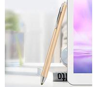 Fdit Tabactile Screen Stylus /// Smartphones and Tablet, Stylo Soft Pen pour 2018 - Facile à Utiliser - Léger (Gold)
