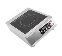 Fdit Table de Cuisson à Induction Portable 3500W, Plaque de Cuisson de Comptoir avec écran LCD et 10 Niveaux de Puissance pour Dortoir, Cuisine, Camping-car (Prise UE 220V)