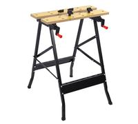 Fdit Table de Travail Pliable, Table de Travail Portable et Pliable, Installation Facile, établi Léger pour Le Serrage, la Peinture et la Découpe