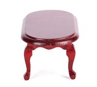 Fdit Table Miniature pour Maison de Poupée avec Une Bonne Texture et Un Design Simple pour Le Jeu des Enfants ou la Décoration de la Maison (Acajou)