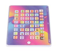 Fdit Tablette Russe pour Tout-Petits, écran Tactile, Machine de Lecture, Point de Fonctionnement, pour Enfants, Apprentissage de Chansons, Jouet D'histoires