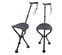 Fdit Tabouret de Camping avec Trépied Stable, Chaise Pliable Légère pour Pique-Nique et Pêche
