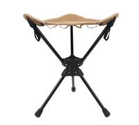 Fdit Tabouret de Camping Pliable, Siège Léger Rotatif à 360 Degrés for