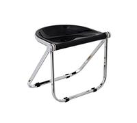 Fdit Tabouret Pliant, Tabouret Portable à Grande capacité de Charge for Maquillage à Domicile Photographie (Noir Brillant)