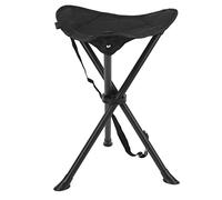 Fdit Tabouret Trépied Portable, Chaise Pliable, Durable, Anti-Chute, pour Activités de Plein Air, Charge de 200KG (Black) (Black)