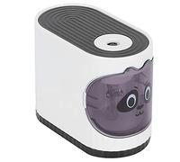 Fdit Taille-crayon électrique Arrêt Automatique avec Base Antidérapante de Grande capacité Fonctionnant sur Batterie USB pour étudiants, Enseignants, Artistes Professionnels (BLACK)
