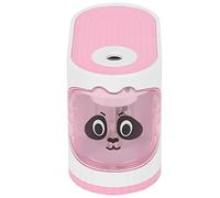 Fdit Taille-crayon électrique Arrêt Automatique avec Base Antidérapante de Grande capacité Fonctionnant sur Batterie USB pour étudiants, Enseignants, Artistes Professionnels (PINK)