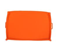 Fdit Tapis de Cuisson en Silicone pour Gril de 28 Pouces, Housse de Protection étanche avec Bord surélevé, Tapis de Cuisson Antidérapant Facile à Nettoyer pour éviter la Rouille et