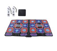 Fdit Tapis de Danse avec Flèches Clignotantes, Tapis de Danse Musical en PVC 160x92cm pour Connexion TV et Ordinateur et Jeu de Fitness en Famille