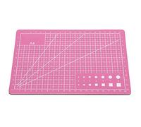 Fdit Tapis de Découpe Auto-cicatrisant, Tapis D'Artisanat en PVC de 8,3x5,9 Pouces pour L'écriture, la Peinture, la Sculpture, Planche à Découper Portable pour les Projets (PINK)