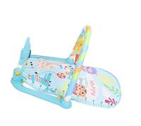 Fdit Tapis de Gymnastique pour Piano Baby Play avec Tissu Doux et Jouets Colorés pour Le Développement Précoce, adapté aux Bébés de 3 Mois et Plus, Portable et Facile à Nettoyer (Animaux Multiples)