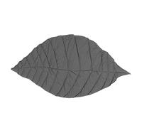 Fdit Tapis de Jeu pour nouveau-né, Tapis Rampant pour bébé avec Motif en Forme de Feuille D'érable, Matériau en Coton Doux, Idéal pour Salle de Jeux et Salle de Classe, 41,3 X 21,6 Pouces (gris foncé)