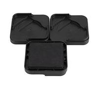 Fdit Tapis de Pied de Meuble, 8 Pièces, Protecteurs de Sol Antidérapants pour Chaise et Table (Black)