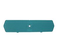 Fdit Tapis de Robinet, 61 Cm de Grande Taille pour évier, Protection contre les éclaboussures D'eau, éponge Porte-savon Derrière le Robinet, Tapis de Drainage pour Cuisine, Salle de (GREEN)