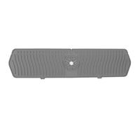 Fdit Tapis de Robinet, 61 Cm de Grande Taille pour évier, Protection contre les éclaboussures D'eau, éponge Porte-savon Derrière le Robinet, Tapis de Drainage pour Cuisine, Salle de (GRAY)