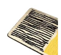 Fdit Tapis de Sol Antidérapant en Acrylique, Lavable et Absorbant, avec Support Anti-Glisse pour la Décoration Intérieure (40 * 60 cm)