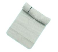 Fdit Tapis Rafraîchissant d'été pour Chien, avec Oreiller, Tapis de Couchage Extra Large, Respirant, en Coton PP (Or Vert XL)