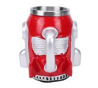 Fdit Tasse à café de Fusée de nouveauté, Tasse de Vaisseau Spatial en Résine D'acier Inoxydable avec Effet D'échappement de Vapeur, à Poignée Ergonomique Antidérapante pour le