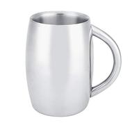 Fdit Tasse à café, Mug Isotherme avec Poignée en Acier Inoxydable for