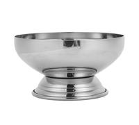 Fdit Tasse à Crème Glacée, Bol de Service à Dessert, Gobelet de 230 Ml, Bol de Service en Acier Inoxydable pour Congeler le Dessert, le Pudding et le Yaourt (Style bas)