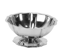 Fdit Tasse à Dessert en Acier Inoxydable 304, 10.5cm, Bol à Pudding à la Crème Glacée Rétro
