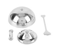 Fdit Tasse à Glace en Acier Inoxydable 304, Bol à Dessert isolé avec Base pour Fêtes et événements (Taille moyenne 10CM)