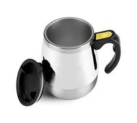 Fdit Tasse à Mélange Automatique, Tasse à café à Agitation Magnétique électrique avec Isolation en Acier Inoxydable et Couvercle Anti-fuite, Tasse de Voyage à Mélange Automatique pour (WHITE)
