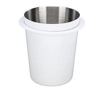 Fdit Tasse de Dosage à café de 58 Mm, Accessoire de Machine à café en Acier en Acier Inoxydable Accessoire D'outil de Dosage Promouvoir L'extraction du café pour les Cafés et les (58mm blanc)