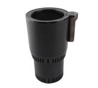 Fdit Tasse de Refroidissement Pratique pour Réfrigérateur de Voiture, Tasse Chauffante de Refroidissement de Voiture avec Tasse de Refroidissement et de Chauffage Automatique de (BLACK)