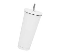 Fdit Tasse de Voyage Isotherme de Grande capacité en Acier Inoxydable avec Paille et Couvercle pour Boissons au café Chaudes et Froides, Choix Sain et pour les Voyages à Domicile, au Bureau, 750 Ml