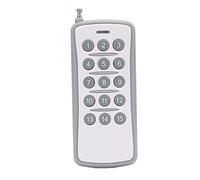 Fdit Télécommande Universelle, sans Fil 433 MHz Code Fixe et D'apprentissage ABS 15 Touches Commutateur de Télécommande Signal 50 M à Travers les Murs pour Garage de sécurité à Domicile