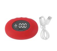 Fdit Testeur de Force de Préhension, Compteur électronique Rechargeable Mesurant jusqu'à 180 Kg avec une Résolution de 0,1 Kg, Appareil D'exercice des Mains en Silicone pour (WINE RED)