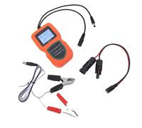 Fdit Testeur de Panneaux Solaires 5W-500W Multimètre MPPT Précis pour les Tests de Panneaux Solaires et L'analyse des Données Idéal pour un Usage Résidentiel et Commercial (ORANGE)