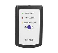 Fdit Testeur de Phase de Haut-parleur, Vérificateur de polarité Audio de Voiture avec Boîtier ABS, Universel pour les Haut-parleurs de Porte Tweeters Subwoofers, Utilise une Batterie