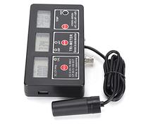 Fdit Testeur de qualité de L'eau 7 en 1 PH/TEMP/EC/CF/TDS/ORP/RH avec écran LCD rétroéclairé et Compensation de Température pour Aquariums Hydroponiques, Piscines, Spas, Laboratoires, (Prise UE