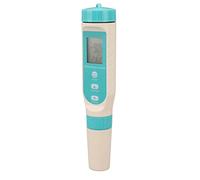Fdit Testeur D'eau 7 en 1, Ph-mètre Numérique TDS EC avec Sonde en Alliage de Titane, étanche IP67, pour Laboratoire Hydroponique de Piscine D'aquarium