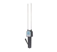 Fdit Testeur d'humidité du Foin Compact, Idéal pour la Mesure de L'herbe D'ensilage de Paille, écran LCD à 3 Chiffres
