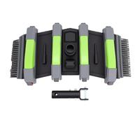 Fdit Tête D'aspirateur de Piscine, Accessoire D'aspirateur de Piscine Creusée Hors Sol avec Roues et Brosses Latérales pour Un Nettoyage en Profondeur