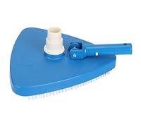 Fdit Tête D'aspirateur Triangulaire pour Piscine, Brosse de Nettoyage Lestée et Portable avec Poils Intégrés de 1,5 Cm pour Les Coins Difficiles D'accès, Convient aux Bassins et