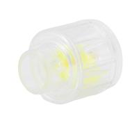 Fdit Tête de Fabricant de Vagues D'aquarium avec Conception de Veilleuse, Simulation de Vague Réaliste pour Tête Motrice D'aquarium, Taille ABS 43 X 49 Mm, pour Raccords de Tuyaux