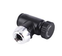 Fdit Tête de Gonflage de Valve de Vélo, Gonfleur de Pneu Compact à Contrôle de Torsion Portable pour Cyclistes 16gCO2 16g