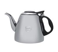 Fdit Théière de Pot de Café de Thé Acier Inoxydable de Théière 1.2L / 1.5L Supérieure avec la Poignée Résistante à la Chaleur(1.5L)
