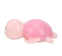 Fdit Thermomètre de Bain pour bébé en Forme de Tortue avec Solution de Kérosène, Tube en Verre pour L'heure du Bain des Bébés, ABS 12 X 13 X 4,5 Cm (Pink)