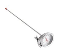 Fdit Thermomètre de Brassage à Domicile, Thermomètre de Bouilloire en Métal à Sonde de 12 Pouces avec pour la Cuisson de Brassage de Bière Faisant Bouillir 31,7 Cm de Longueur