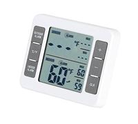 Fdit Thermomètre de Congélateur de Réfrigérateur numérique LCD Digital sans Fil Intérieur/extérieur avec Grand Affichage à Cristaux avec Alarme sonore